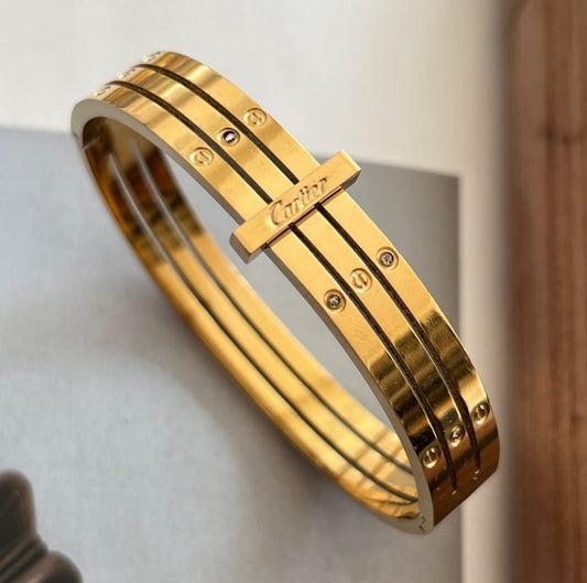 Cartier 3 Layer Hand Cuff